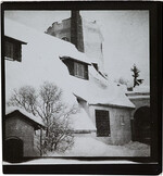 Akseli Gallen-Kallelas atelier TarvaspÃ¤Ã¤ with its tower; entrance at right.