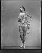 Tattooed lady Betty Broadbent, 4 April 193