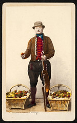 Portrait of a man in folk costume from Hamburg