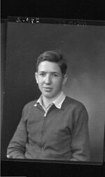 Richard Graf, high school yearbook portrait, 1937