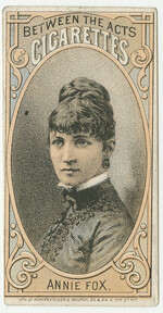 Annie Fox Between the Acts ca. 1880