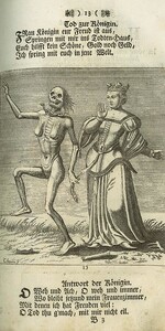 Death dances with the queen