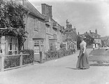 Gwynfryn, open windows, elegant lady and.... a DOG!