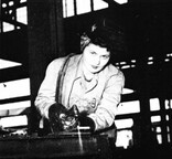 Woman welding for the Saint Johns River Shipbuilding Company: Jacksonville, Florida.