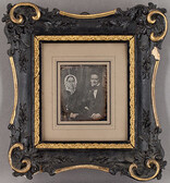 Daguerreotype. Portrait of a couple.