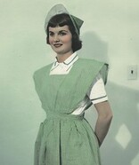 Nurse wearing uniform from Colombia