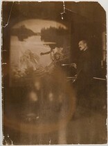 Axel GallÃ©n painting The Aino Myth in Helsinki, ca.1890; print 2 of the photograph 1.