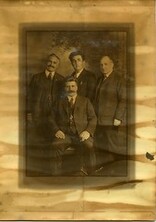 Group portrait, Fresno Calif., Asbarez founders (?)