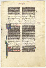 Recto of leaf from the Book of Tobit