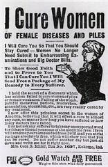 I cure women of female diseases and piles