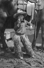 Buddy King, the Little Cowboy with an Ice Cream Cone