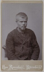 Johan Fredrik Stenberg, arrested for fighting, in Pori, 1895.
