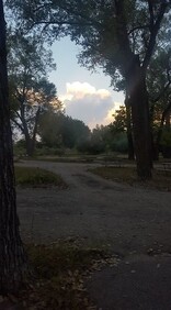 Thunderheads at dusk in Gothersburg