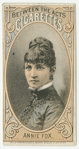 Annie Fox Between the Acts ca. 1880