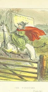 British Library digitised image from page 53 of "Dame Perkins and her Grey Mare; or, the Mount for Market [In verse.] ... With coloured illustrations by Phiz [pseudonym, i.e. H. K. Browne]"