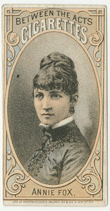 Annie Fox Between the Acts ca. 1880