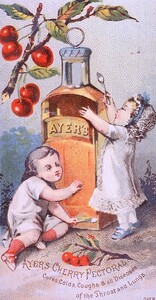 Ayer's Cherry Pectoral Cures Colds, Coughs & All Diseases of the Throat and Lungs