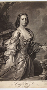 Lady Boyd as the Goddess Diana