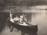 Canoe girls, 1909