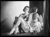 Tattooed lady Betty Broadbent, 4 April 1938