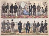 Philadelphia, Paris & New York fashions, for spring & summer of 1865, published and sold by F. Mahan, no. 911, Chestnut Street Philadelphia, c1865.