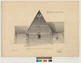 Hattulan kirkko, mittauspiirustus, 1915
