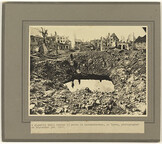 A gigantic shell crater 75 yards in circumference, Ypres