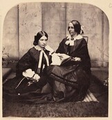 Elizabeth and Emily Macarthur, Camden, Sydney,  ca. 1858