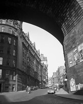 Looking up Dean Street, Newcastle upon Tyne