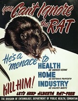 Alberta Department of Public Health Rat Poster
