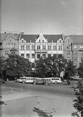Yleisradio's headquarters in Fabianinkatu 15, Helsinki, 1930's.