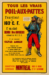 Tous les vrais Poil-Aux-Pattes s'enrÃ´lent au 163e C.-F....