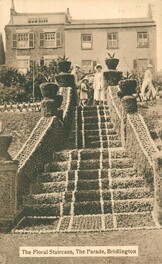 Princes Parade - Floral Staircase, Bridlington, c.1927 (archive ref PO-1-20-93)