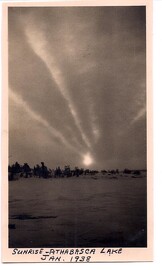 Sunrise on Athabasca Lake