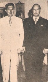 Lic. Miguel AlemÃ¡n en su visita a la Universidad de Sinaloa. 24 de julio de 1951