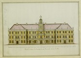 The BL Kingâ€™s Topographical Collection: "FacÌ§ade du Chateau de Neustrelitz du coteÌ de la cour vis a vis du Parc."