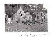 Morning Prayers with Girl Guides - 1949