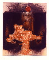 SertÃ£o Dourado Autor: Hans Grudzinski Ano: 1971 TÃ©cnica: Calcografia. Ãgua-tinta e Ãgua-Forte DimensÃ£o: 50cm x 41cm