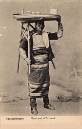 AÅŸure seller in Istanbul