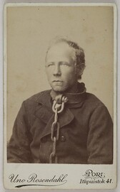 Gustaf Ferdinand AlÃ©n, arrested in Pori and accused of murder, 1893.