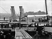 Lord the Lieutenant is coming off the boat?