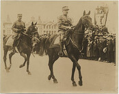 Marshal Foch followed by Petain