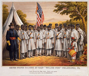 United States soldiers at Camp "William Penn" Philadelphia, PA., 1863