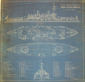 World's Columbian Exposition - Navy Dept Exhibit blueprint