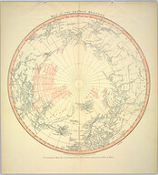 Map of the arctic regions