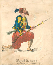 French Zouaves, 55th Reg. Col. Le Gal., ca. 1863