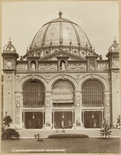 Dome des Beaux-Arts. Paris World Exhibition 1889