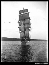 Barque RAUPO on Sydney Harbour