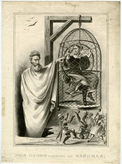 John Brown exhibiting his hangman