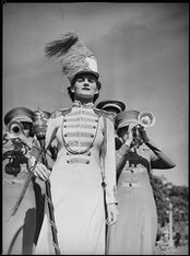 Band leader in Hyde Park, for "Woman" magazine cover, 18 April 1939, by Charles Wakeford